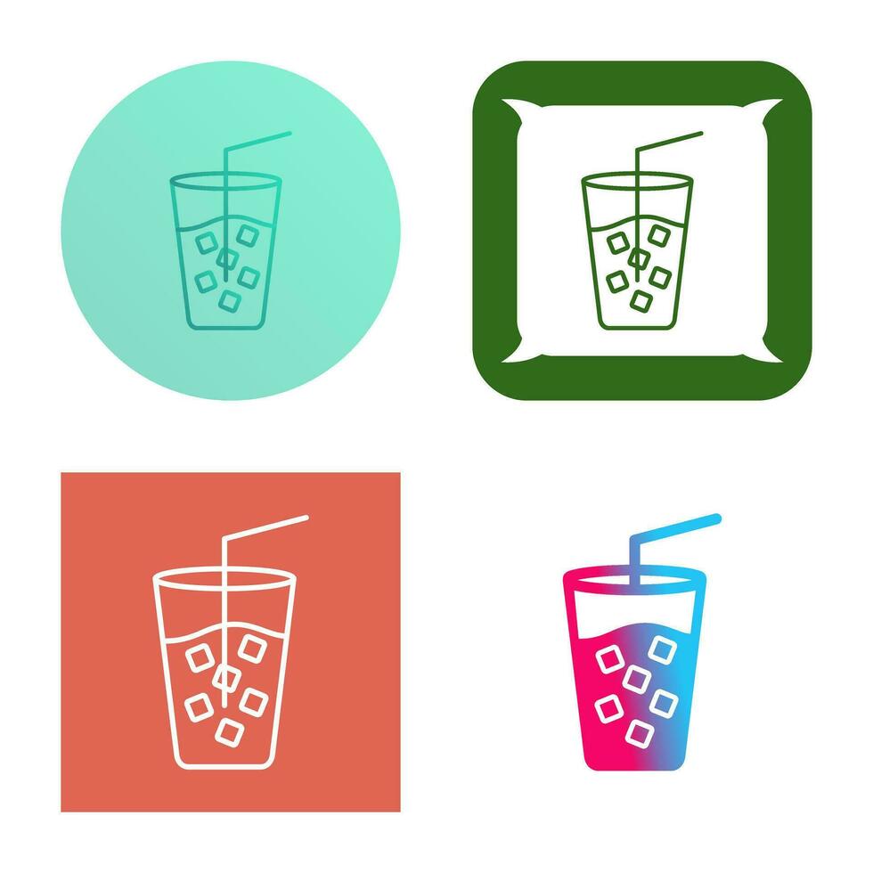 Cold Drink Vector Icon