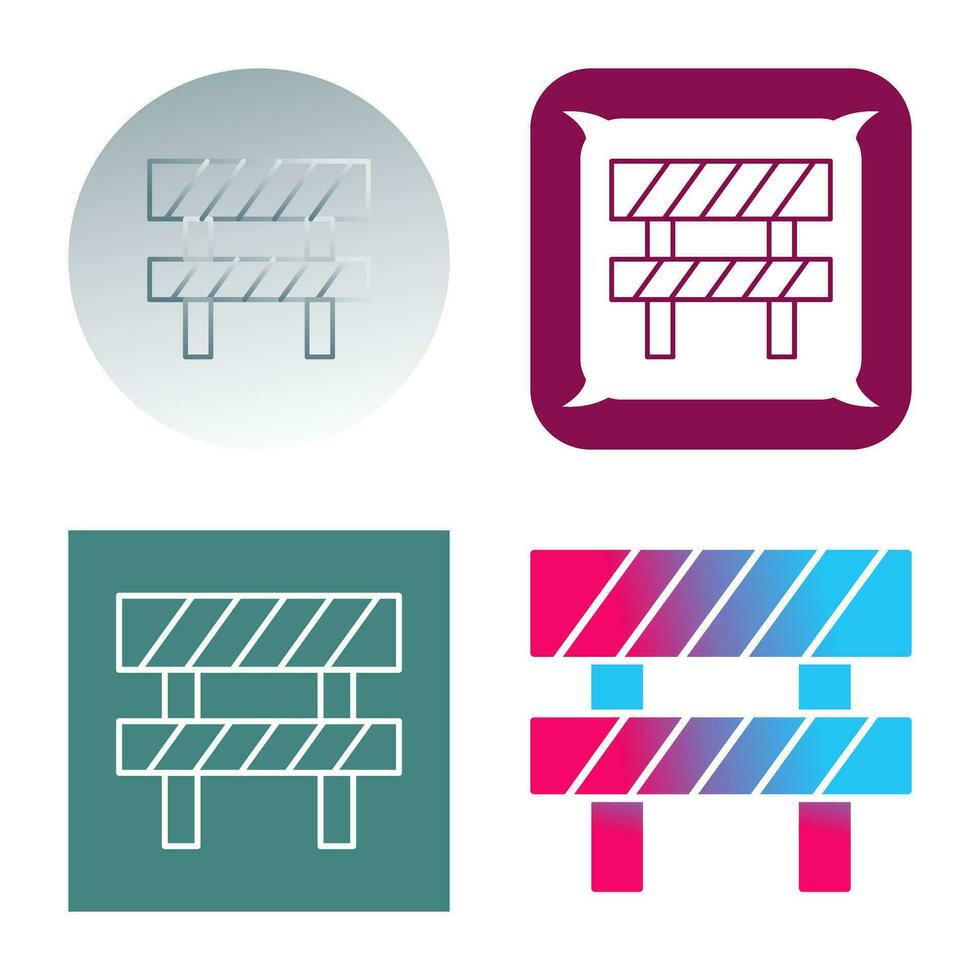 Barrier Vector Icon