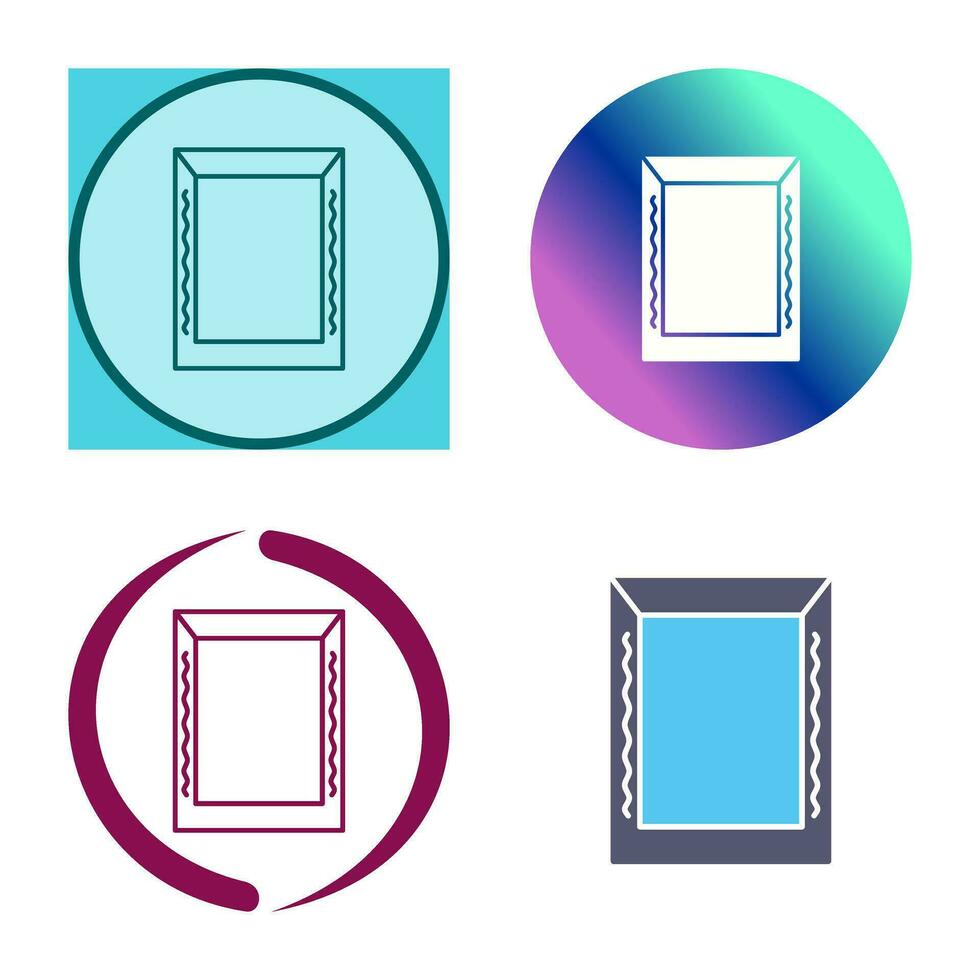 Unique Frame Vector Icon