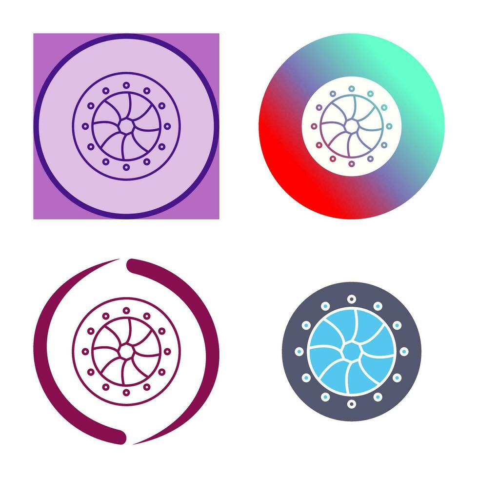 Unique Optical Diaphram Vector Icon