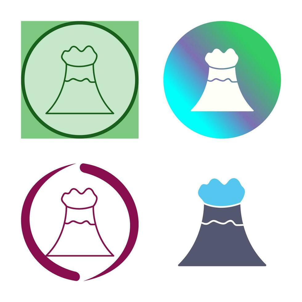 Volcano Vector Icon
