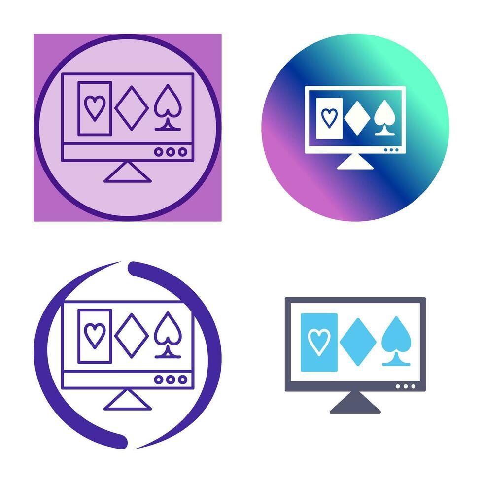 Online Gambling Vector Icon