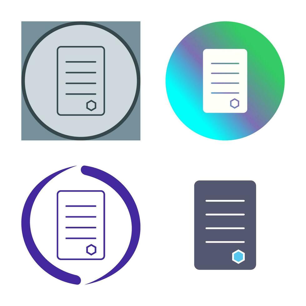 Unique Reports Vector Icon