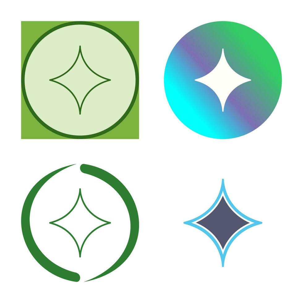 Unique Diamond Vector Icon