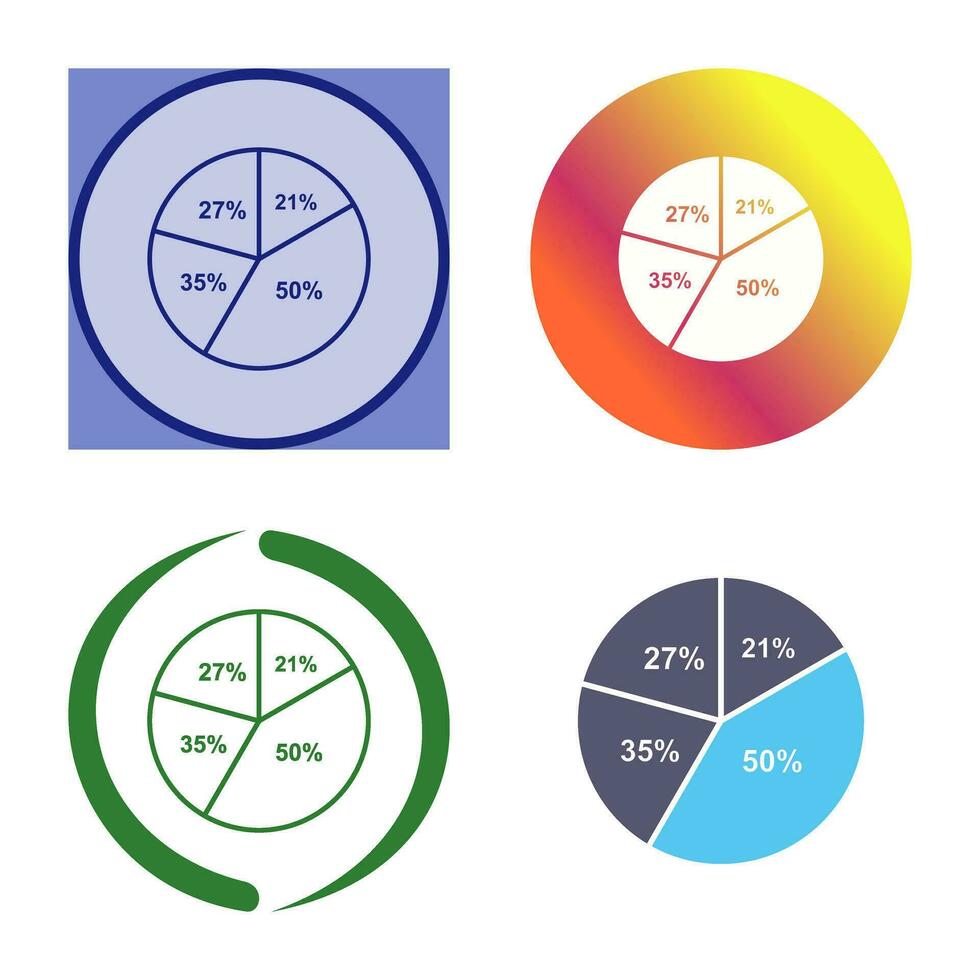 Pie Chart Vector Icon