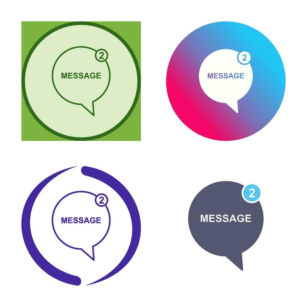 Message Bubbles Vector Icon