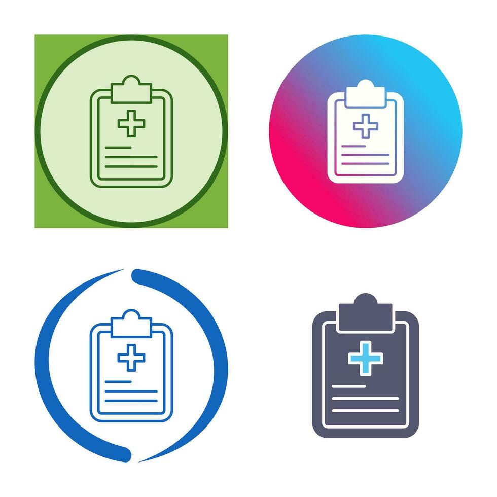 Prescription Vector Icon