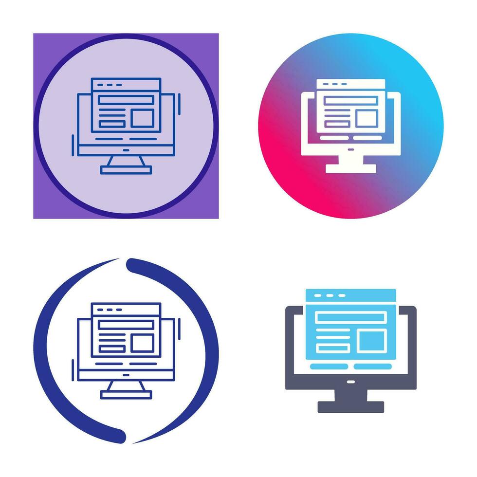 Adaptive Layout Vector Icon