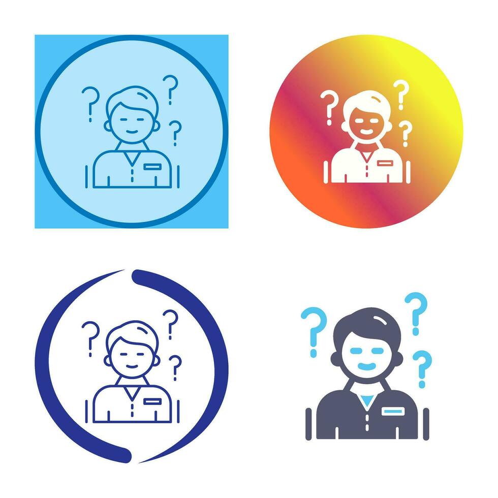 Confuse Vector Icon