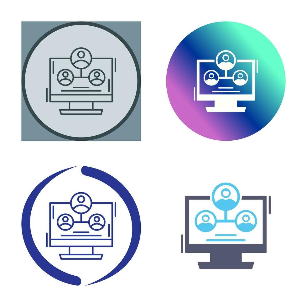 Hierarchy Structure Vector Icon