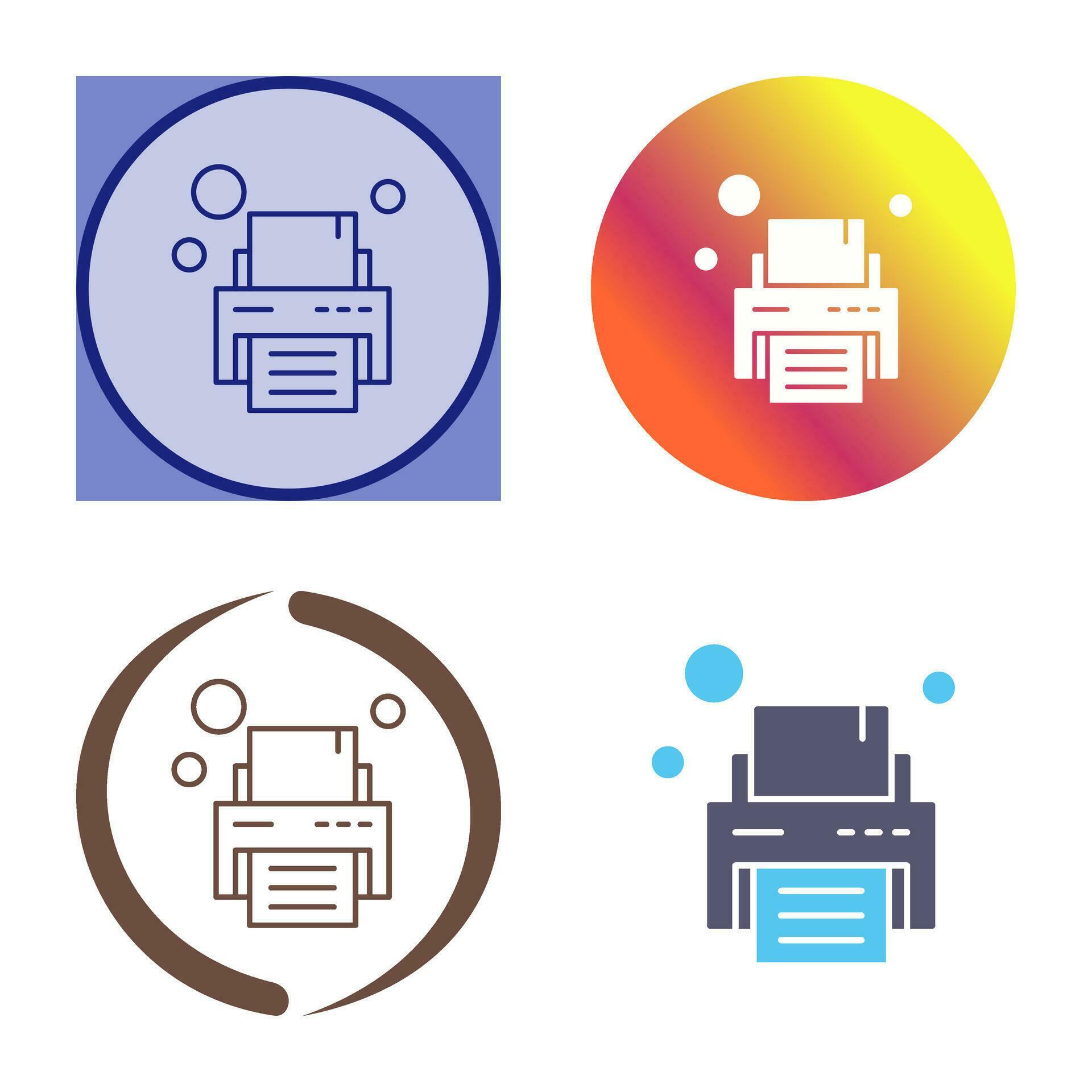 Printer Vector Icon 34668269 Vector Art at Vecteezy