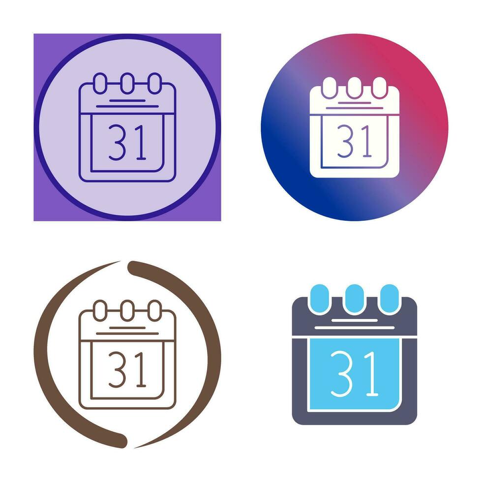 Calendar Vector Icon