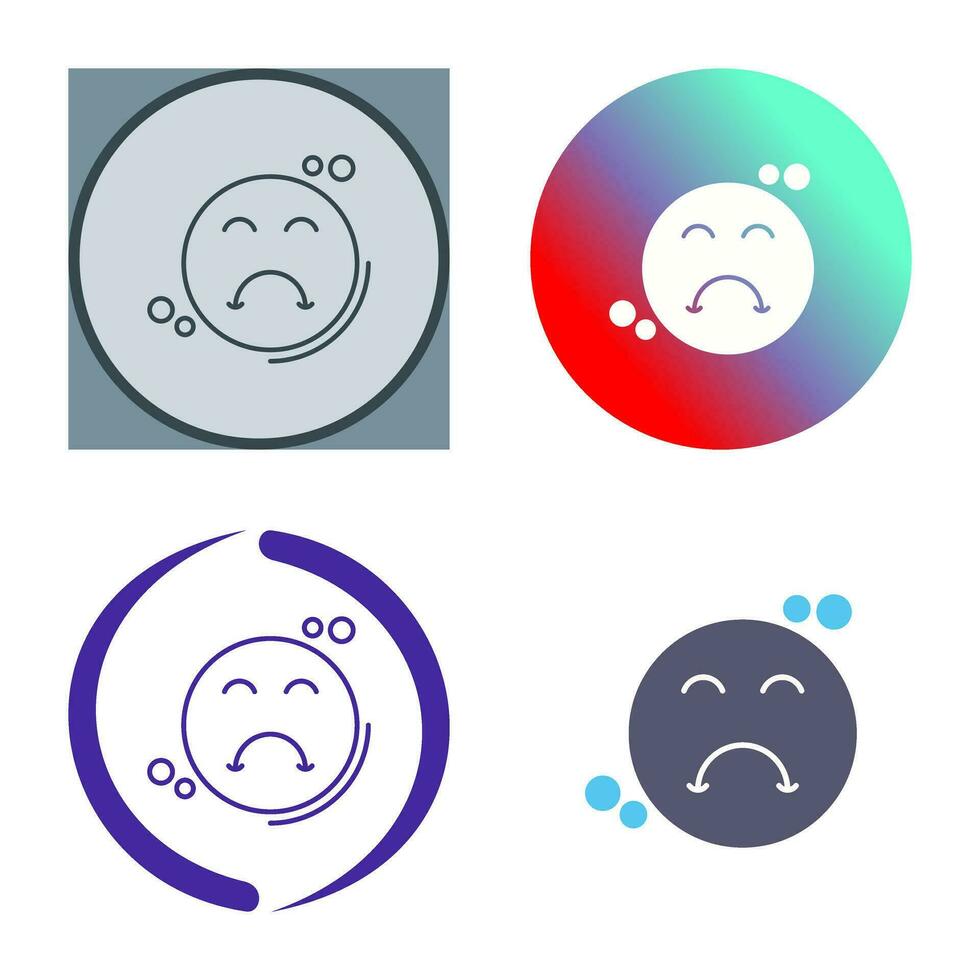 Upset Vector Icon