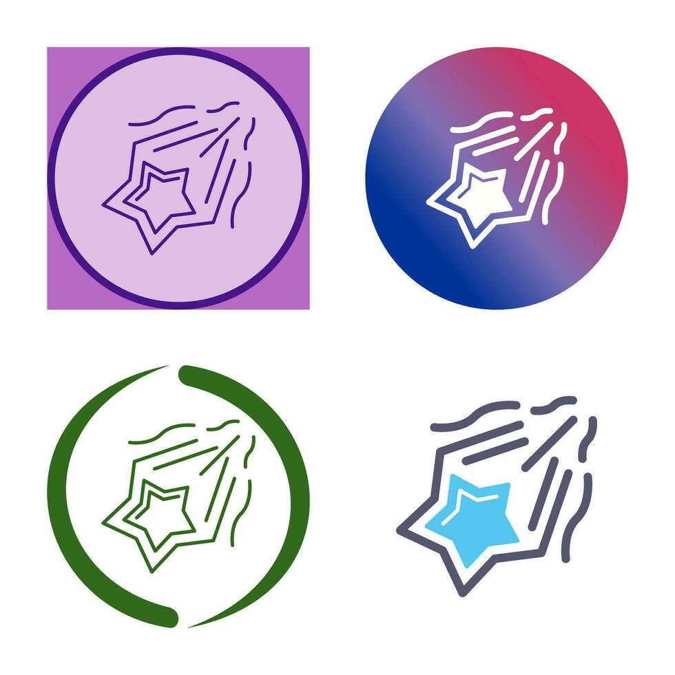 Shooting Star Vector Icon