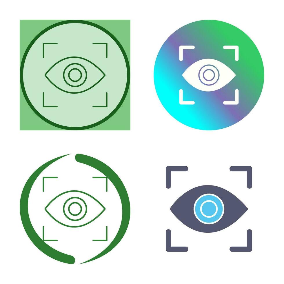 Eye Scan Vector Icon