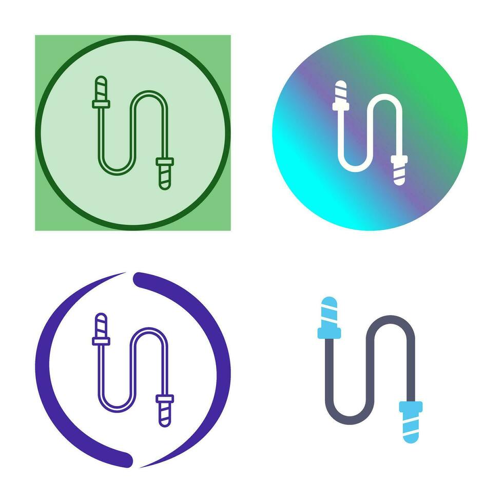 Jumping Rope Vector Icon