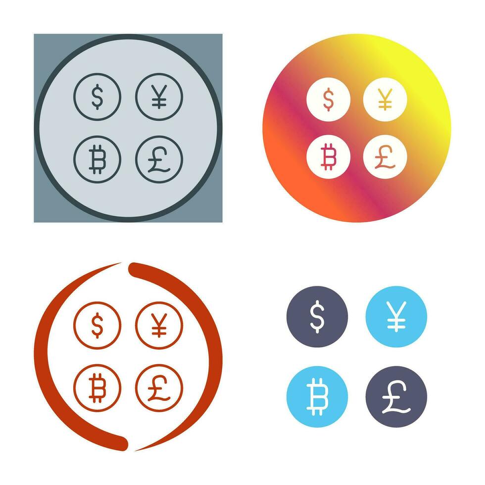 Currency Symbols Vector Icon