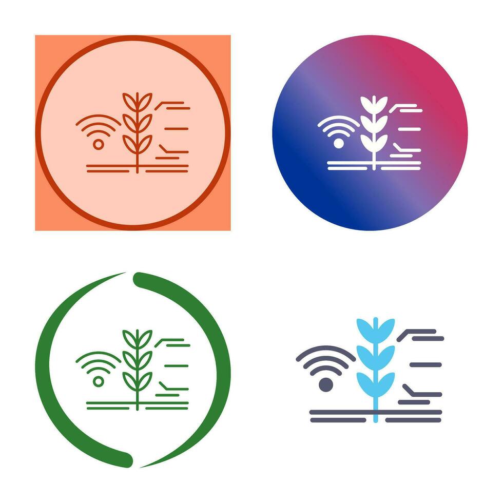 Smart Farm Vector Icon