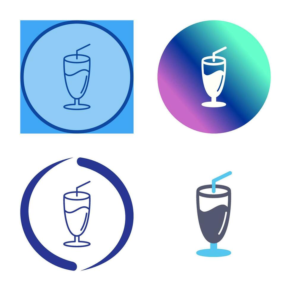 Milkshake Vector Icon