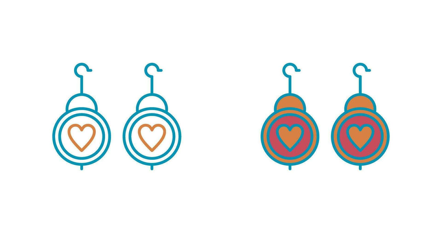 Earrings Vector Icon
