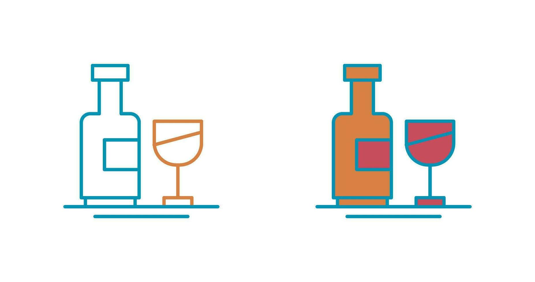 Wine Bottle Vector Icon