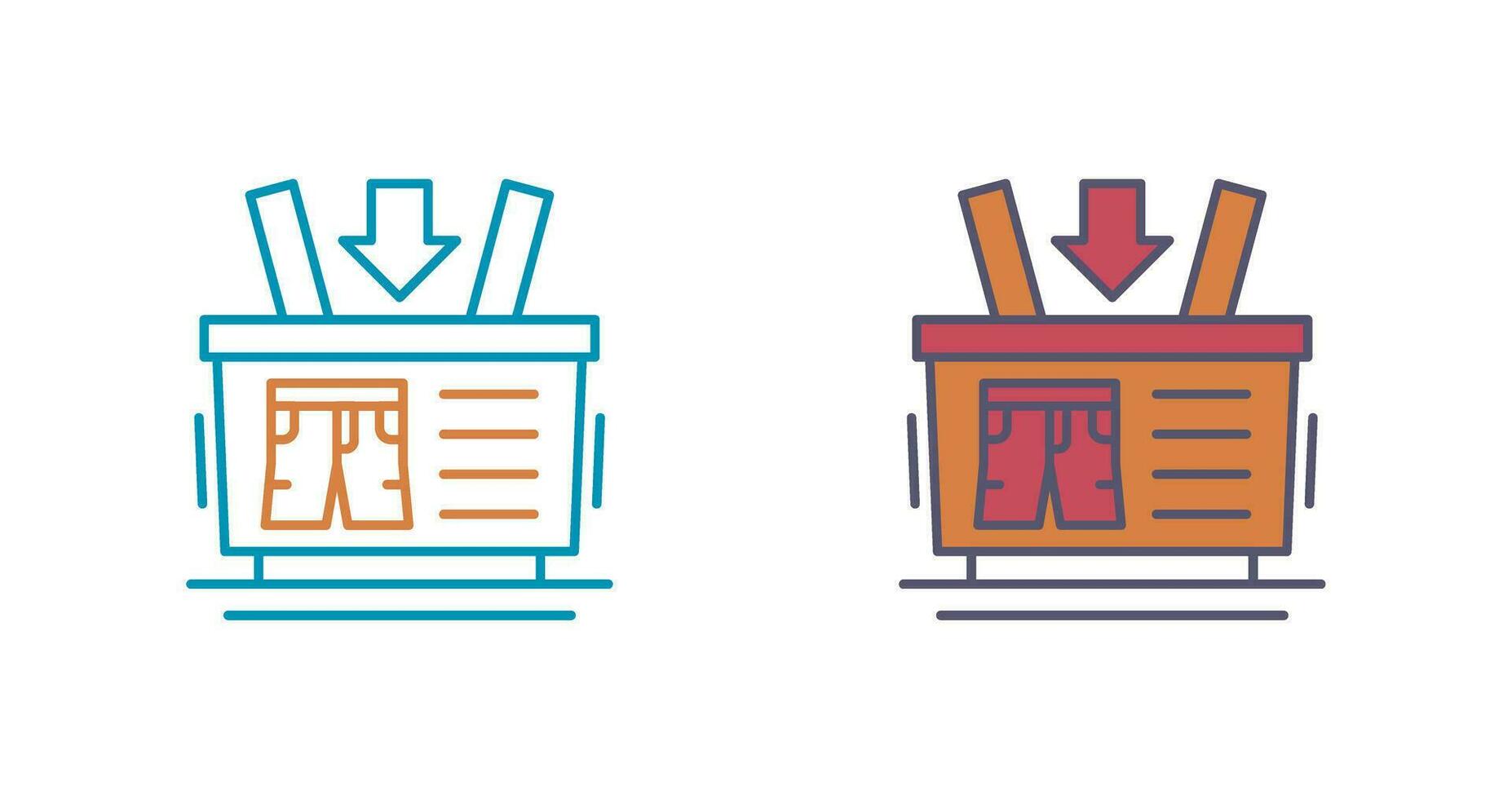 Shopping Basket Vector Icon