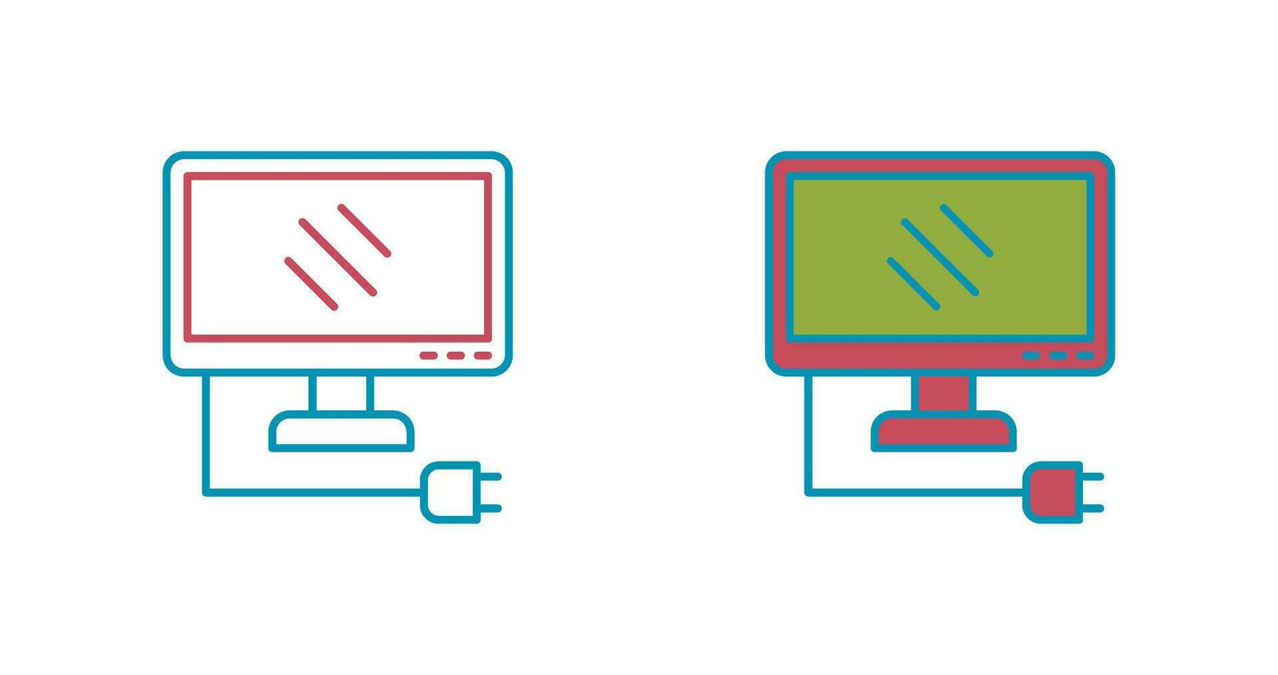 Monitor Vector Icon