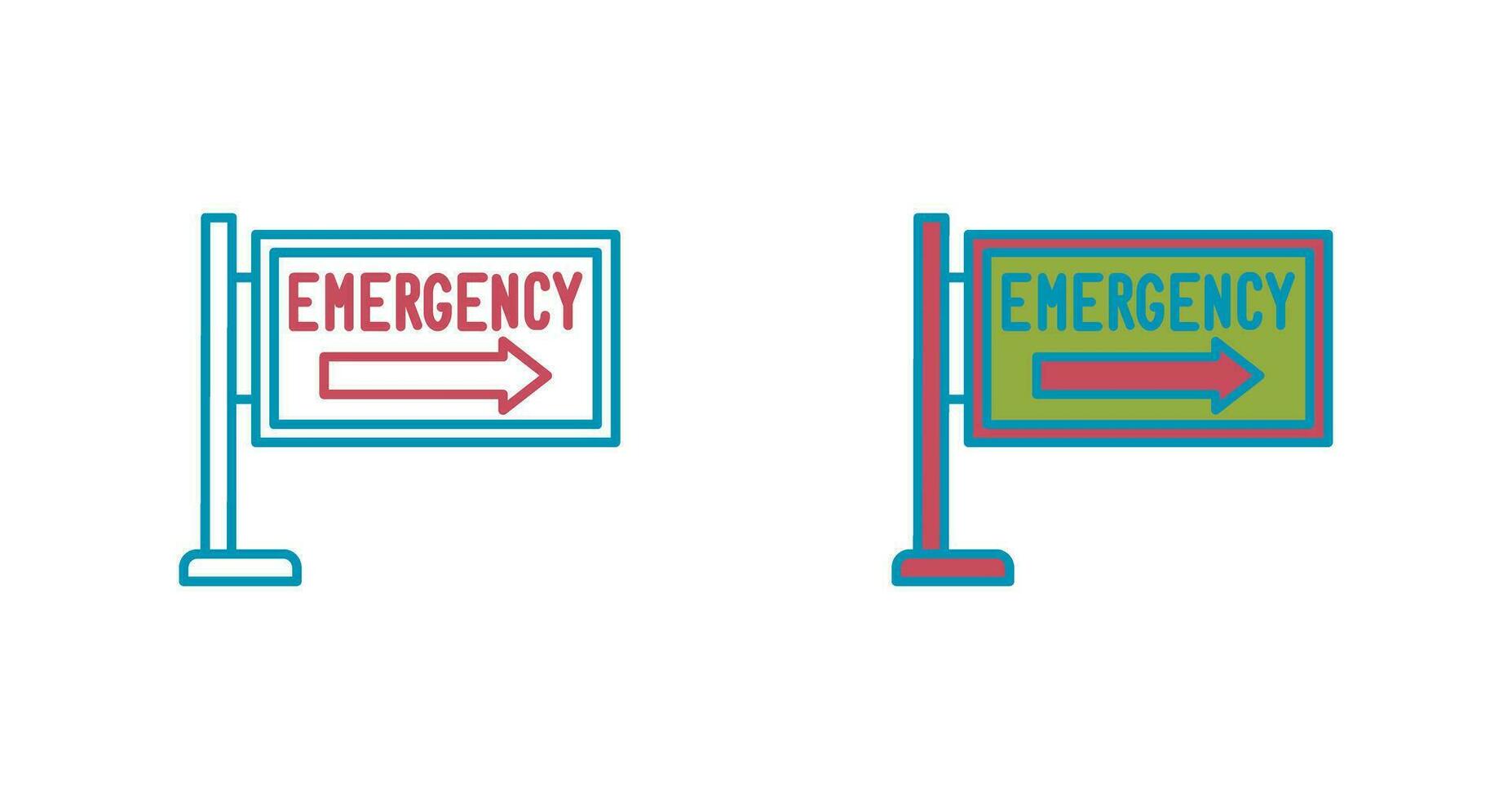 Emergency Sign Vector Icon