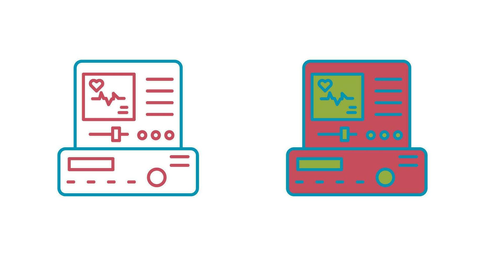 Electrocardiogram Vector Icon