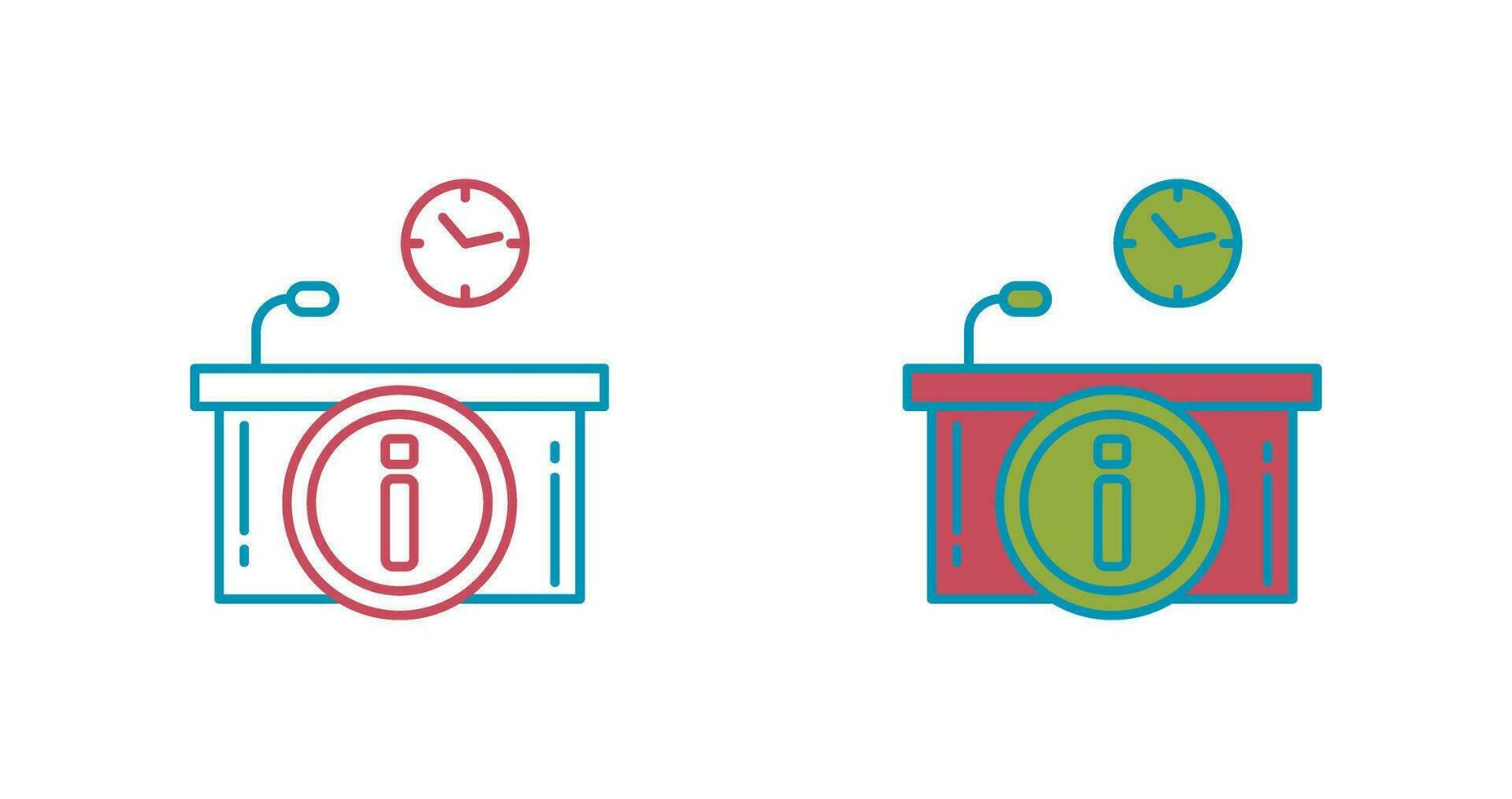 Information Desk Vector Icon