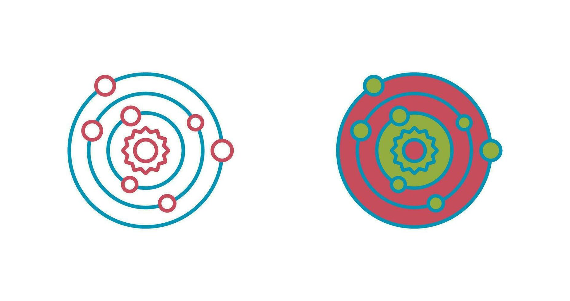 Solar System Vector Icon