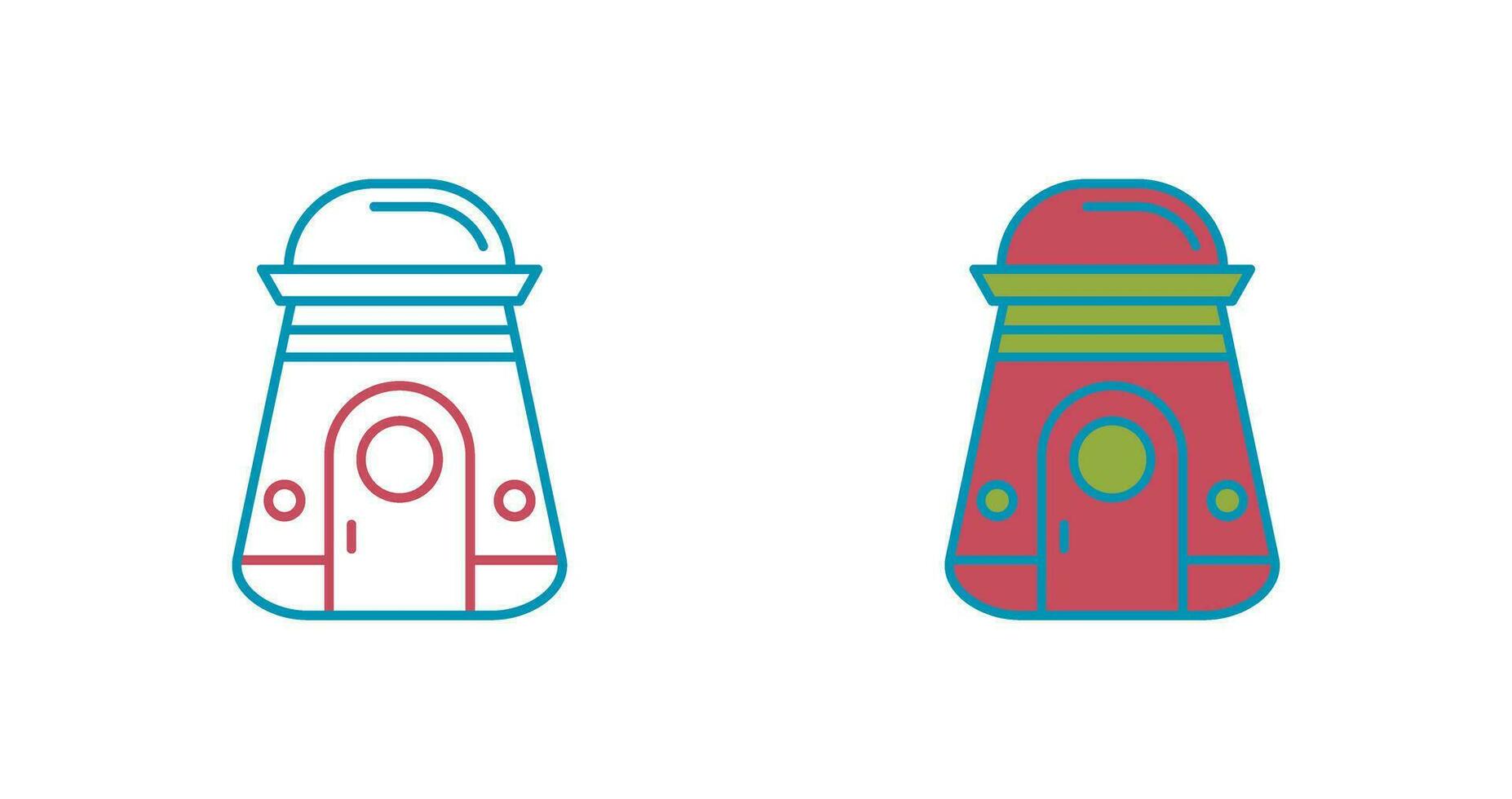 Space Capsule Vector Icon