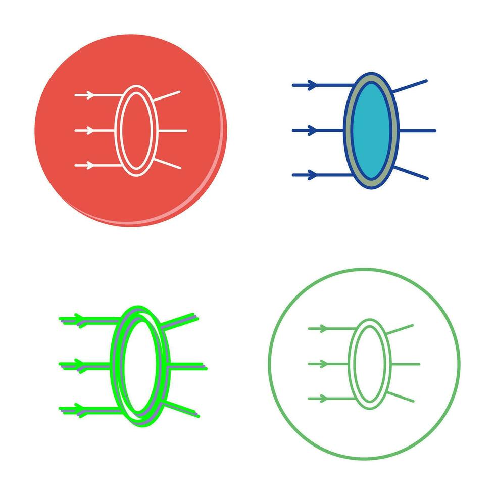 Refraction Vector Icon