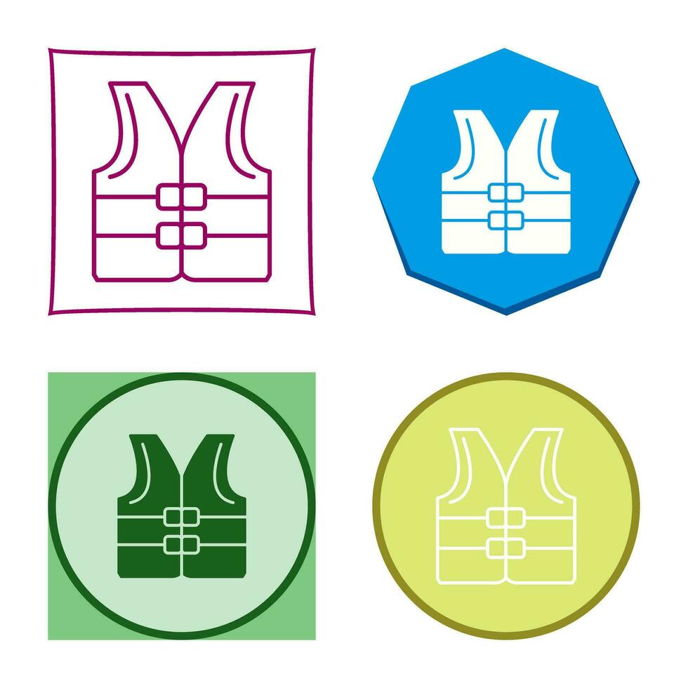 Life jacket Vector Icon