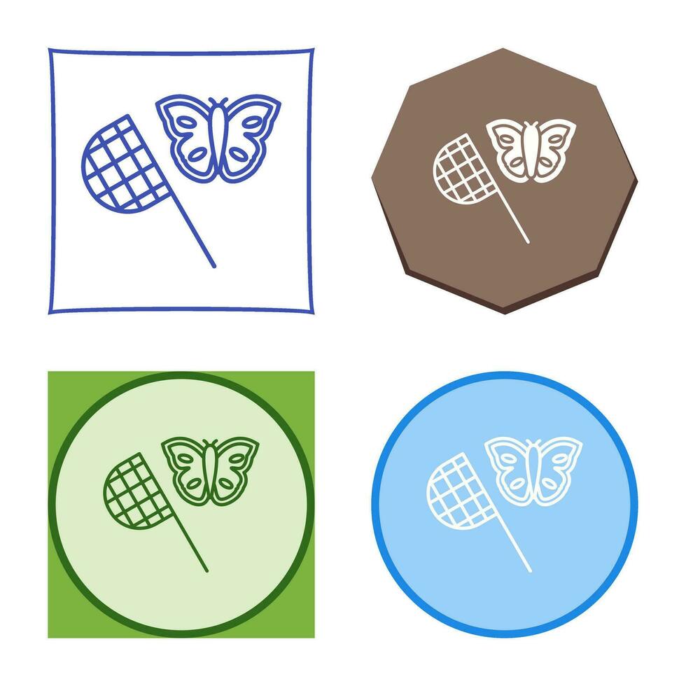 Butterfly Catcher Vector Icon