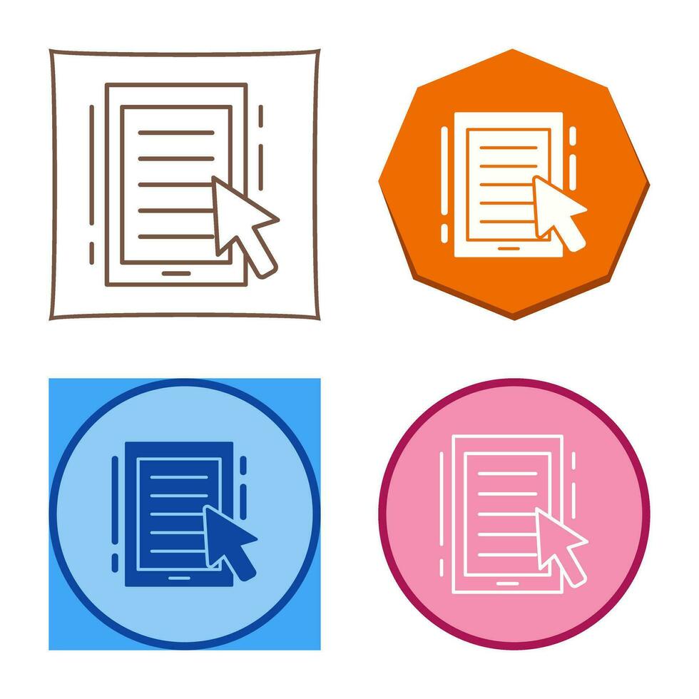 Ebook Vector Icon