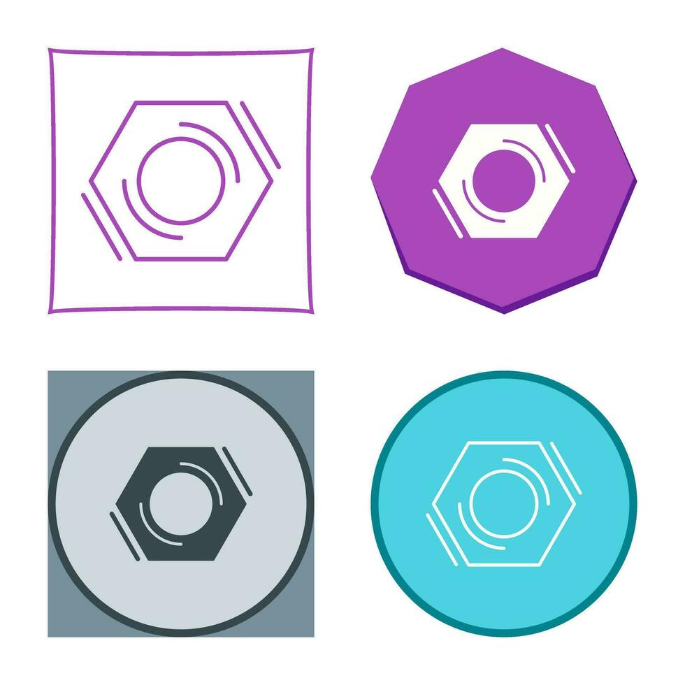 Nut Vector Icon