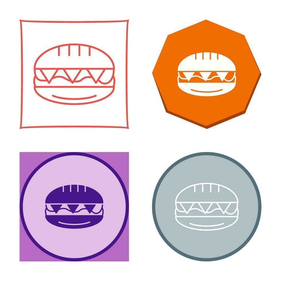 Sandwich Vector Icon