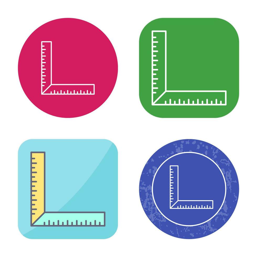 square Ruler Vector Icon