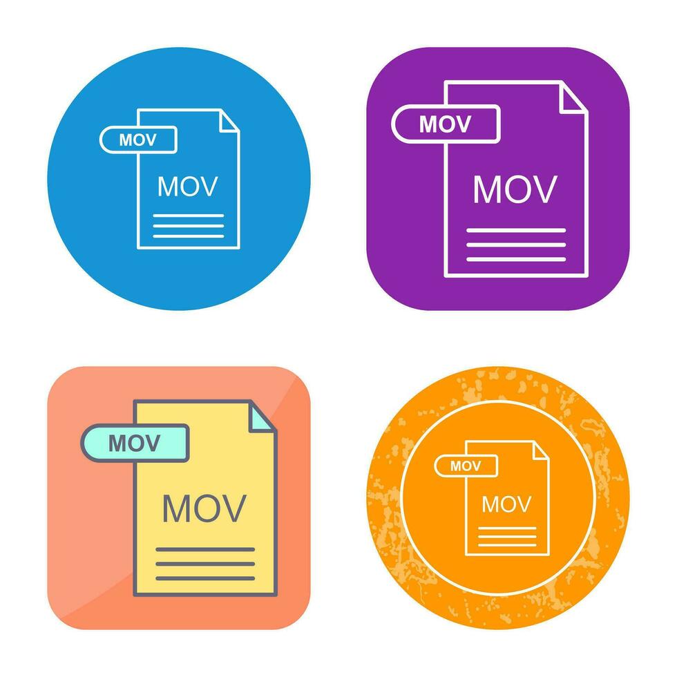 MOV Vector Icon