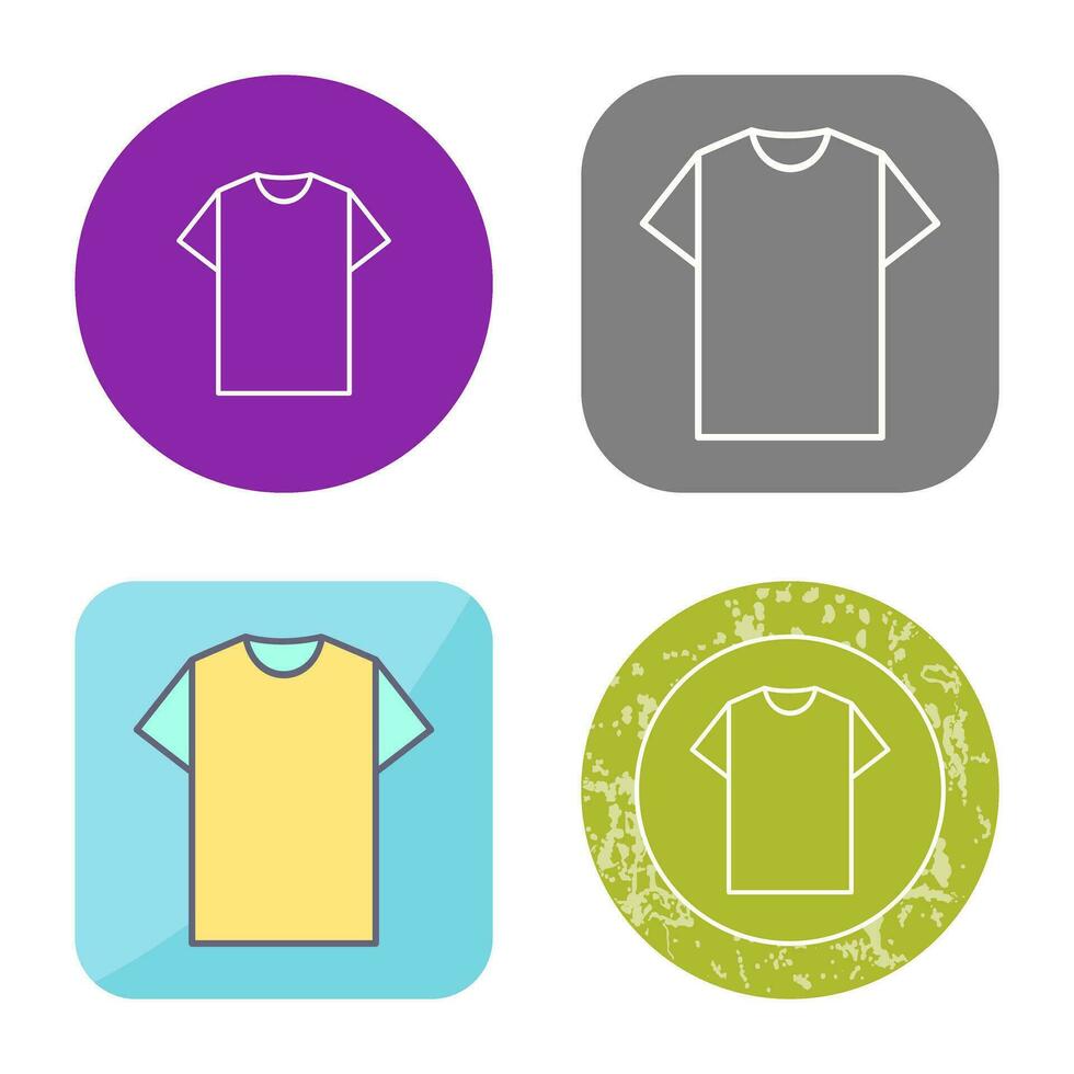 Plain T Shirt Vector Icon
