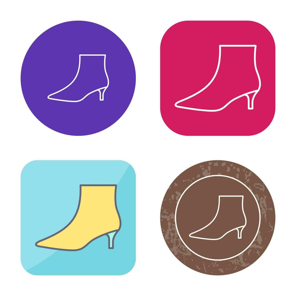 Boots with Heels Vector Icon