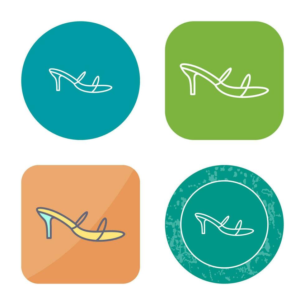 Stylish Sandals Vector Icon