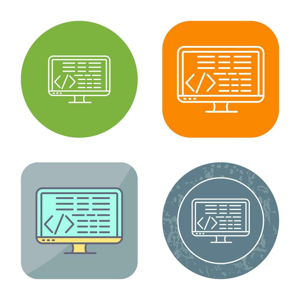 Coding Vector Icon