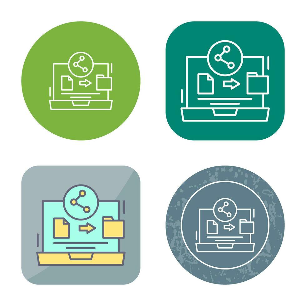 File Share Vector Icon