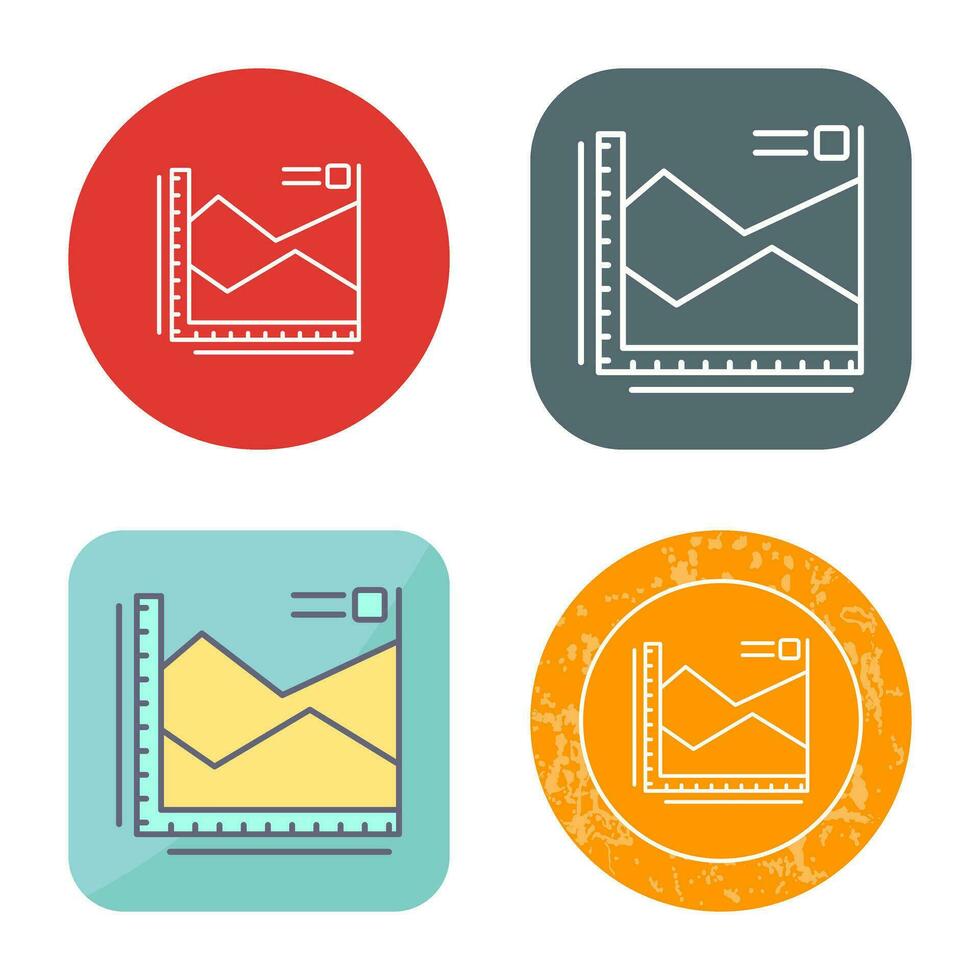 Spline Chart Vector Icon