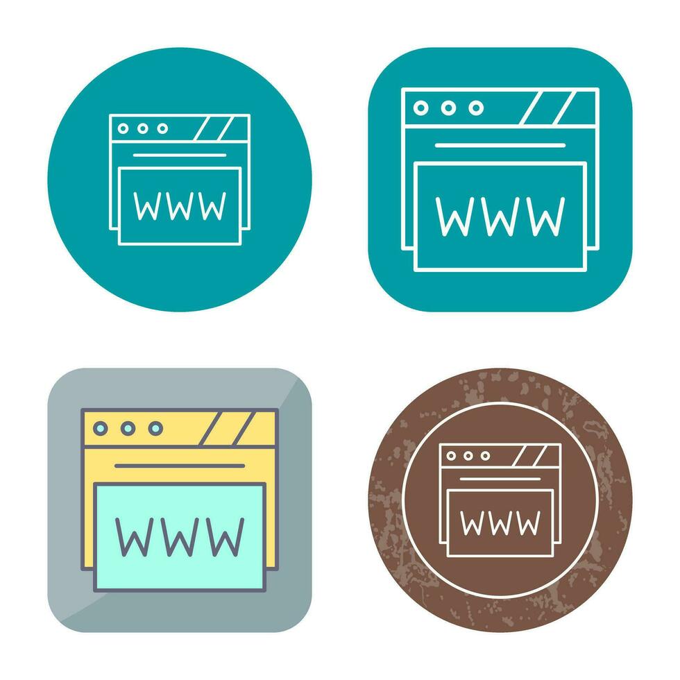 Web Browser Vector Icon