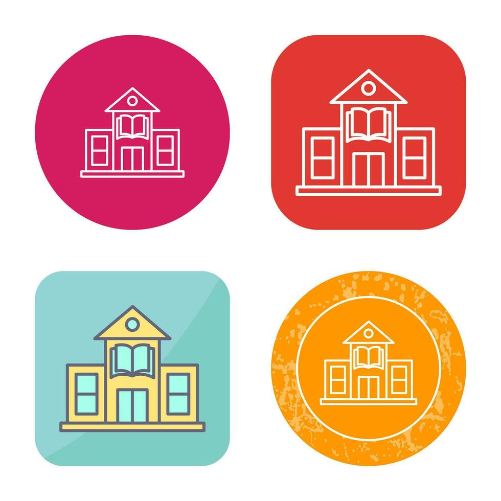 Library Building Vector Icon