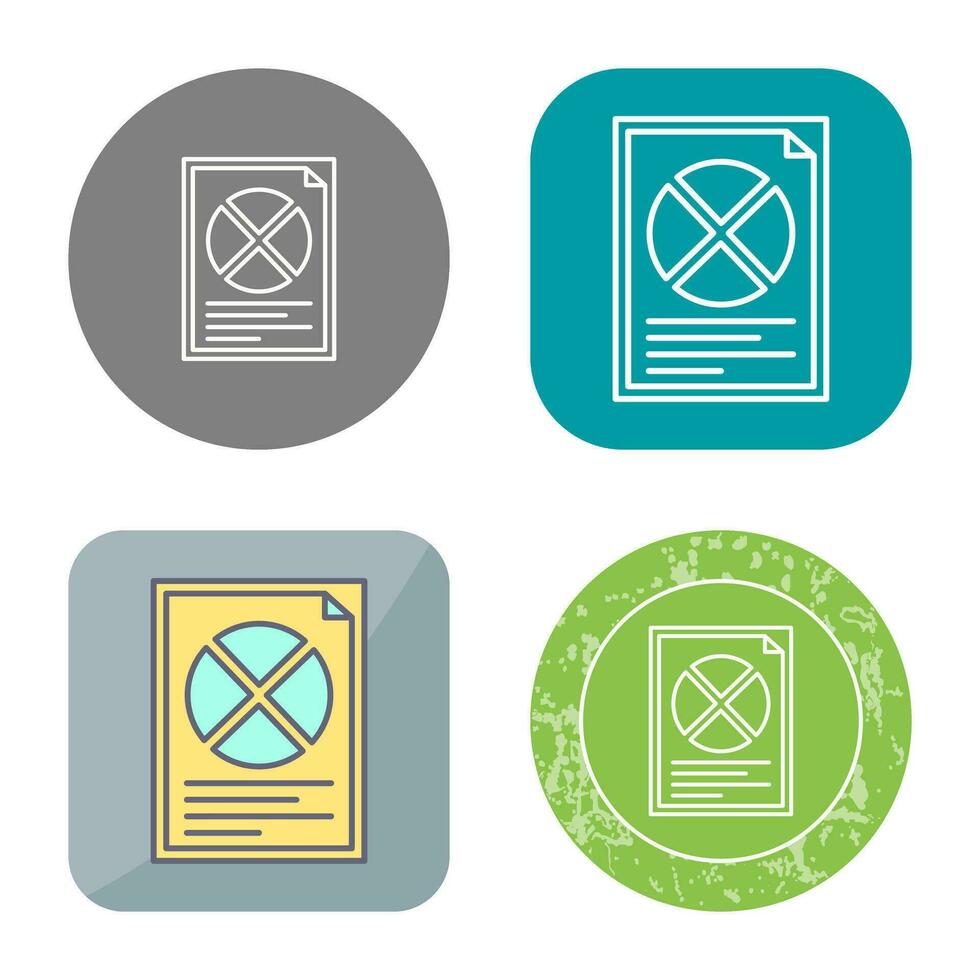 Pie Chart Vector Icon