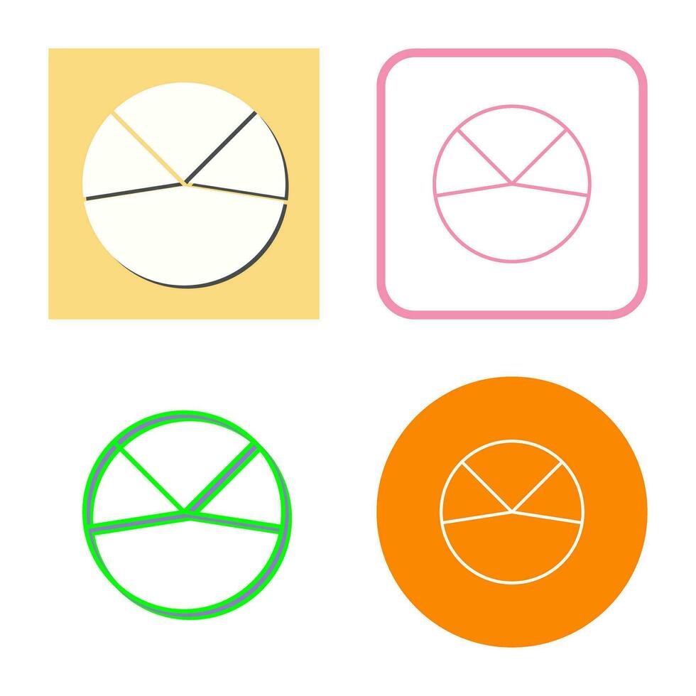 Pie Chart Analysis Vector Icon